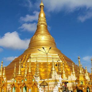 Shwedagon pagoda - home to the sacred Buddha relics