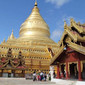 Shwezigon temple is one of the most sacred temple in the country