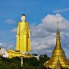laykyun Setkyar Standing Buddha