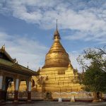 the golden stupa in kuthodaw pagoda