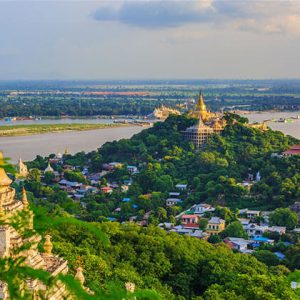 Burma tours to Sagaing Hill