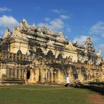 Maha Aungmye Bonza Monastery is the finest example of the brick monastery of Burma in the 19th century
