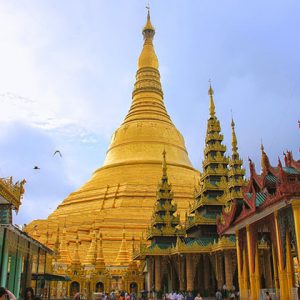 Shwedagon Pagoda is the most famous site in yangon