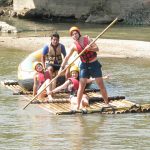 bamboo rafting on the Mae Win River
