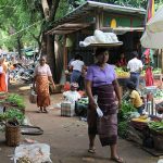 local people in the fresh Nyaung U market