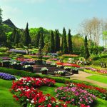 the beautiful Doi Tung Royal Gardens chiang mai