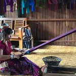 the long neck woman in Inle lake