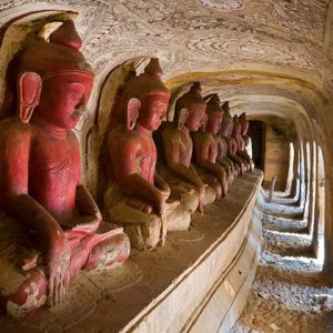 buddha images Po Win Daung Caves