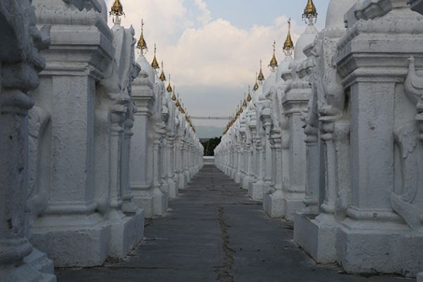 kuthodaw pagoda marble slabs where inscripted with Buddhist philosophy