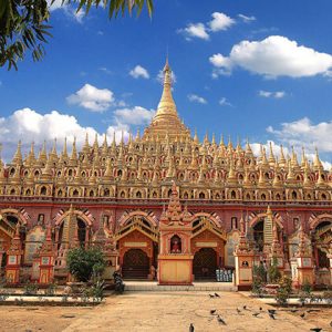 thaboddhay pagoda - main attraction in monywa
