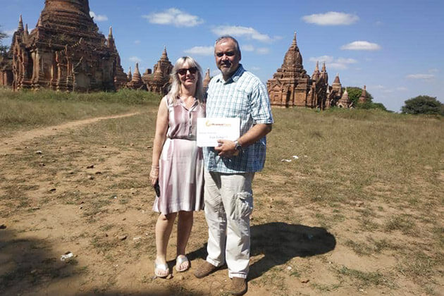 myanmar tour feedback from Ivor Long and his wife