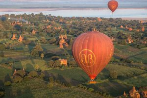 Balloons over Bagan, Myanmar