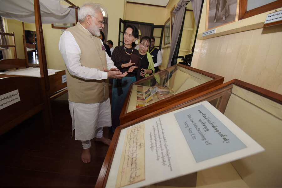 Rare Independence Declaration in Bogyoke Aung San Museum