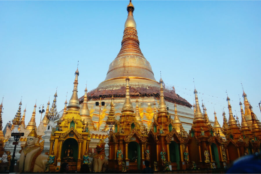 Sule Pagoda near Yangon Central Railway Station