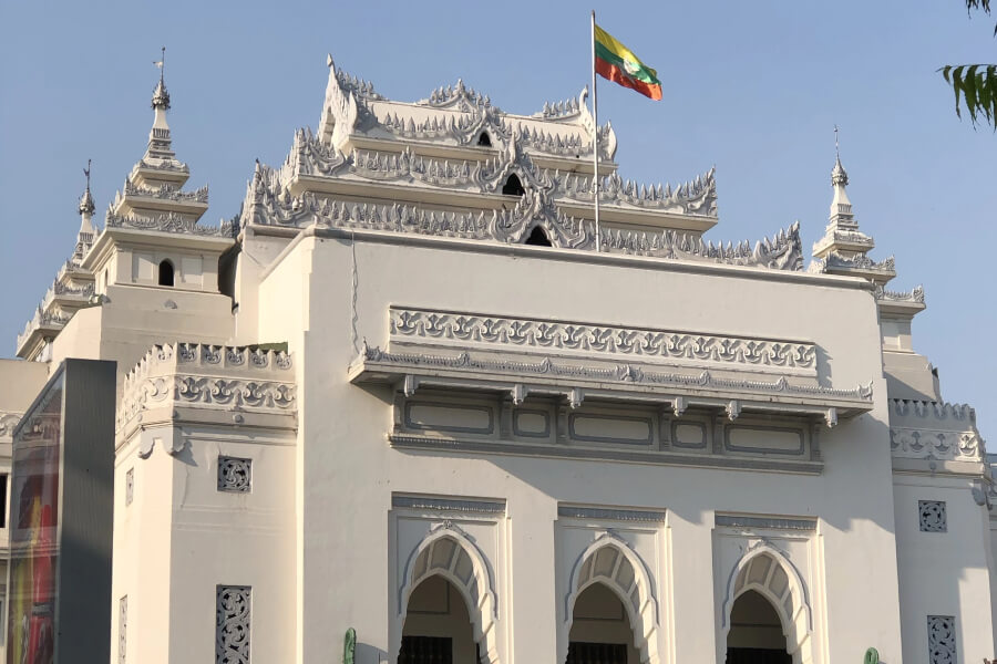 Burmese Elements - Architectural Marvel of Yangon City Hall