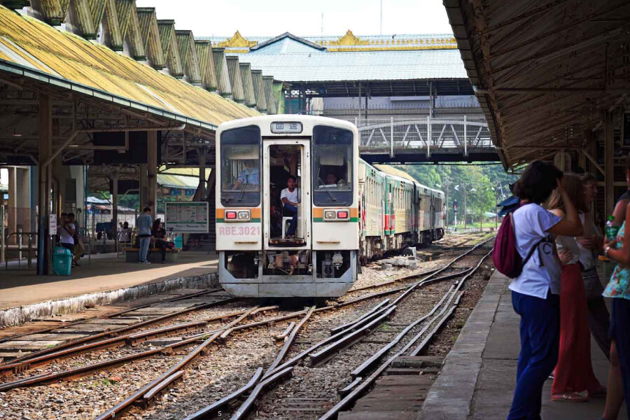 Yangon Circular Train - 6 Stops, Amazing Sights