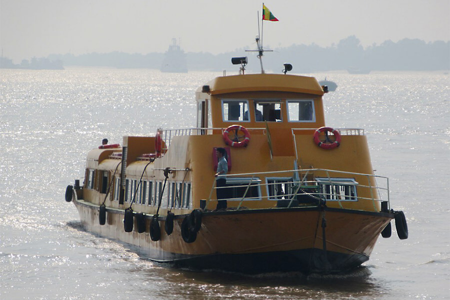 Ferry Boat - yangon vacations