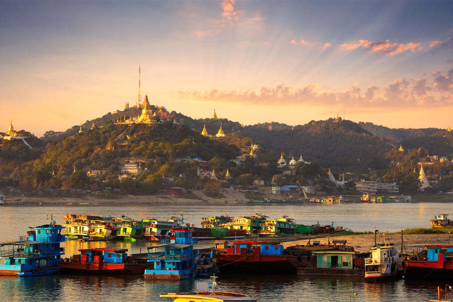 Irrawaddy River - myanmar thingyan festival