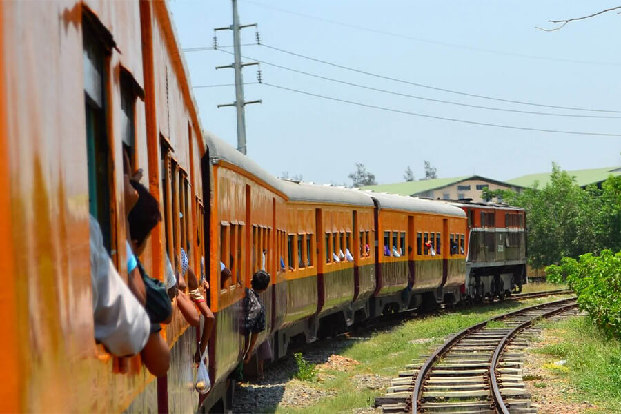 Train in yangon - yangon tour package