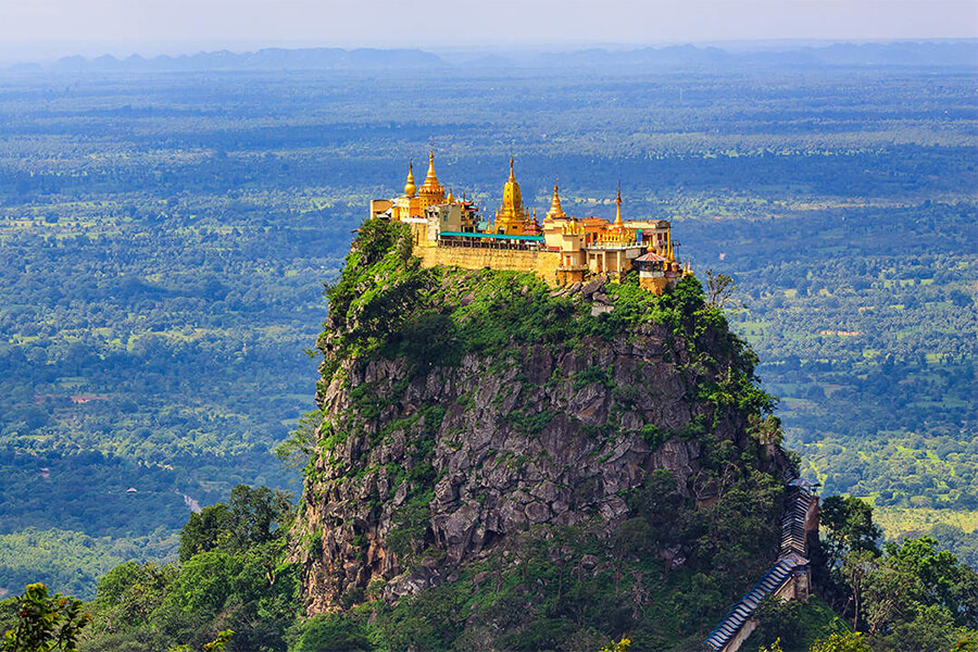 Mt. Popa - myanmar 10-day tours Mt. Popa - myanmar 10-day tours