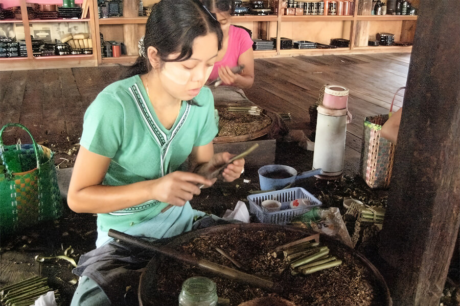 cheroot factory in myanmar - burma tours cheroot factory in myanmar - burma tours