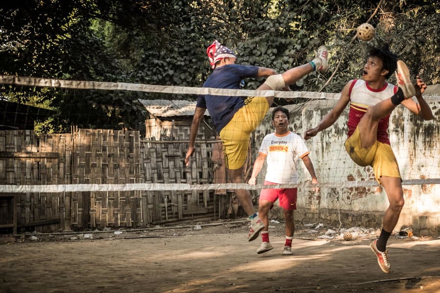 Skills and Techniques in Chinlone