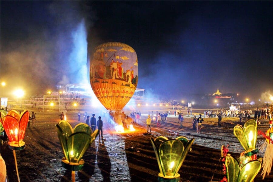 Tazaungdaing Festival - myanmar festivals